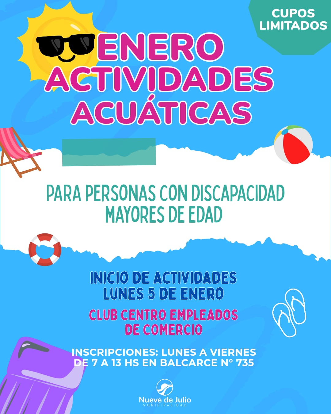 ACTIVIDADES ACUÁTICAS PARA PERSONAS CON DISCAPACIDAD